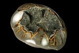 Polished, Crystal Filled Septarian Geode - Utah #149967-3